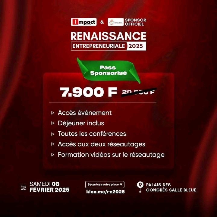 Pass Renaissance Entrepreneuriale 2025