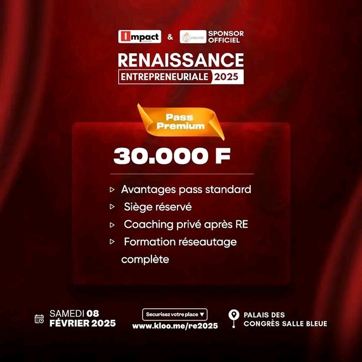 Pass premium Renaissance Entrepreneuriale 2025