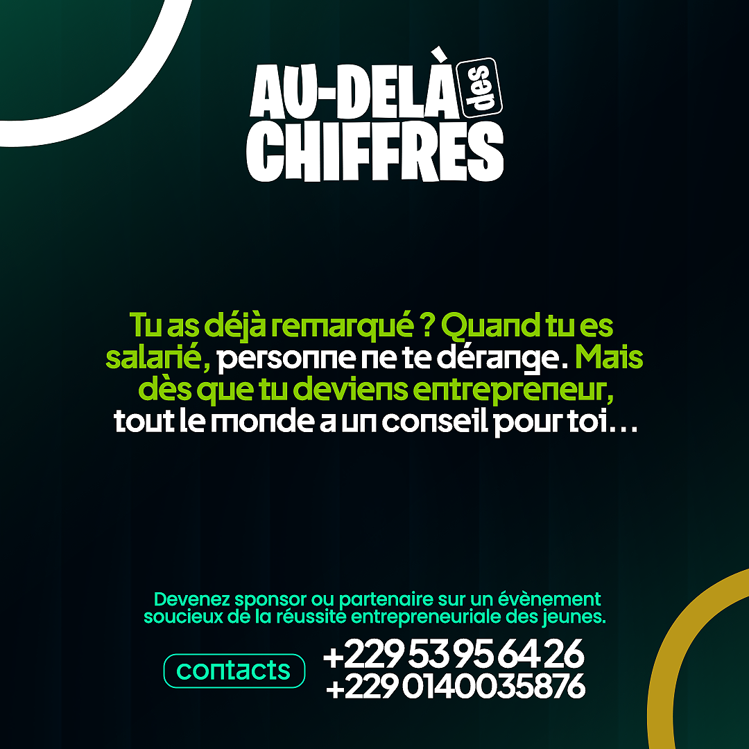 Au-delà des chiffres : Zoom sur les vérités cachées de l’entrepreneuriat au Bénin 4 Réussite entrepreneuriale Bénin